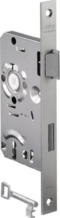 BKS Serratura da infilare per porte di stanze 0215 BB 20/ 55/72/8 mm DIN destra con corona d'argento (Serratura a mortasa)