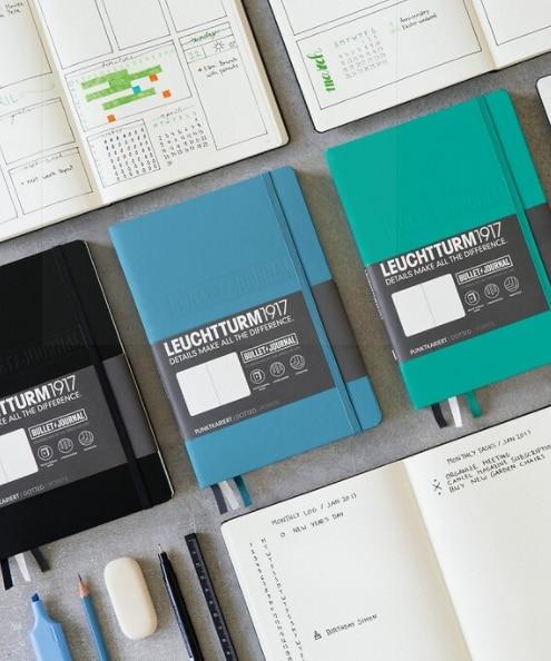 Actual product image Leuchtturm1917 bulletin journal (A5, Dotted, Hardcover)