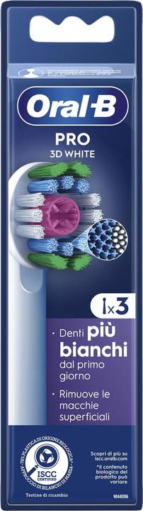 Image du produit Braun Oral-B Pro 3D White têtes de remplacement, 3 têtes (3 x)