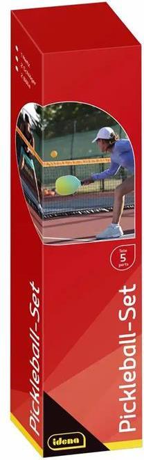 Produktbild Idena Pickleball Set Netz 2x Schläger/Bälle 5 Teile
