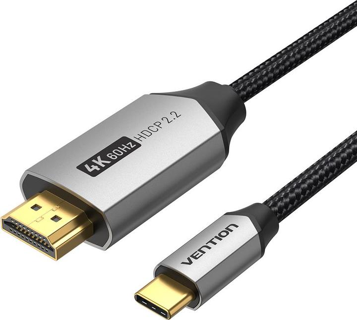 Produktbild Vention USB-C to HDMI Cable 2m CRBBH (Black) (2 m, HDMI)
