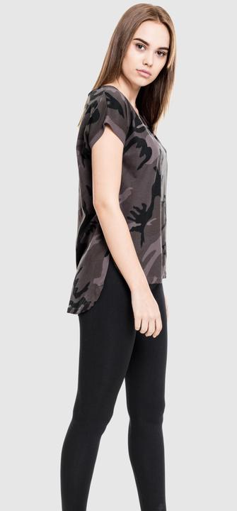Actual product image Urban Classics Ladies Camo Back Shaped Tee (5XL)