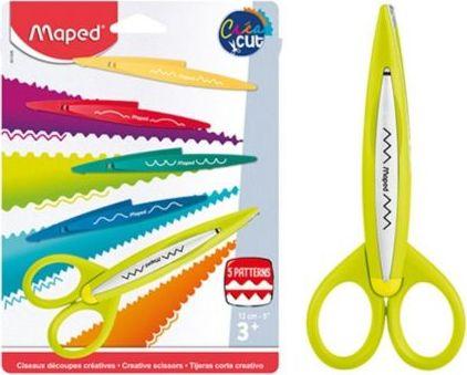 Actual product image Maped 601006 Contour set CREA Cut, 1x scissors frame + 5X motif blades, plastic, coloured, 5, 5