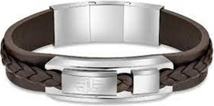 Image du produit Police Bracelet en cuir (20 cm, Cuir, Acier inoxydable)