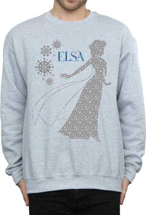 Immagine prodotto Disney Frozen Elsa Christmas Silhouette Felpa Uomo (L)