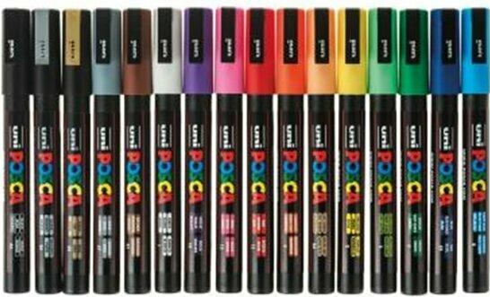 Produktbild Posca Marker PC-3M Rundspitze (Weiss, 1.30 mm, 1 x)