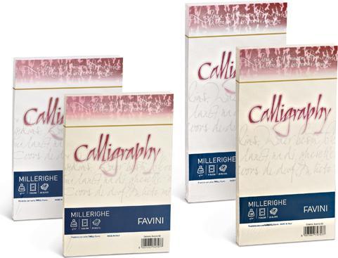 Immagine prodotto Favini Millerighe Calligraphy carta inkjet A4 (210x297 mm) 50 fogli Bianco (200 g/m²)