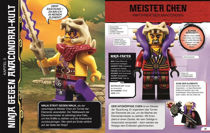 Immagine prodotto LEGO Ninjago - Lexikon der Minifiguren (Tedesco, Simon Hugo, Claire Sipi, 2021)