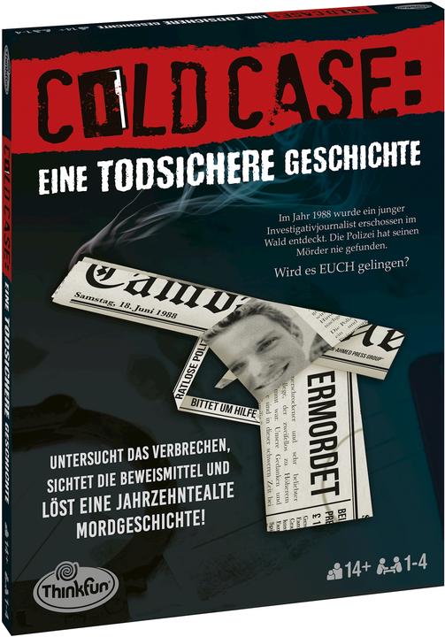 Produktbild Thinkfun Cold Case: Eine todsichere Geschichte (Deutsch)