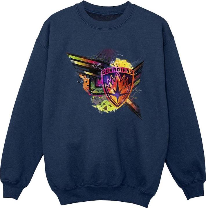Guardians Of The Galaxy Abstract Shield Chest Sweatshirt Jungen