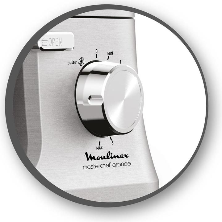 Image du produit Moulinex Robot de cuisine Masterchef Grande Argent (1500 W)