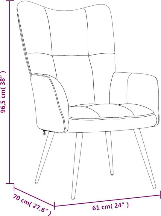 Actual product image VidaXL Relaxstuhl