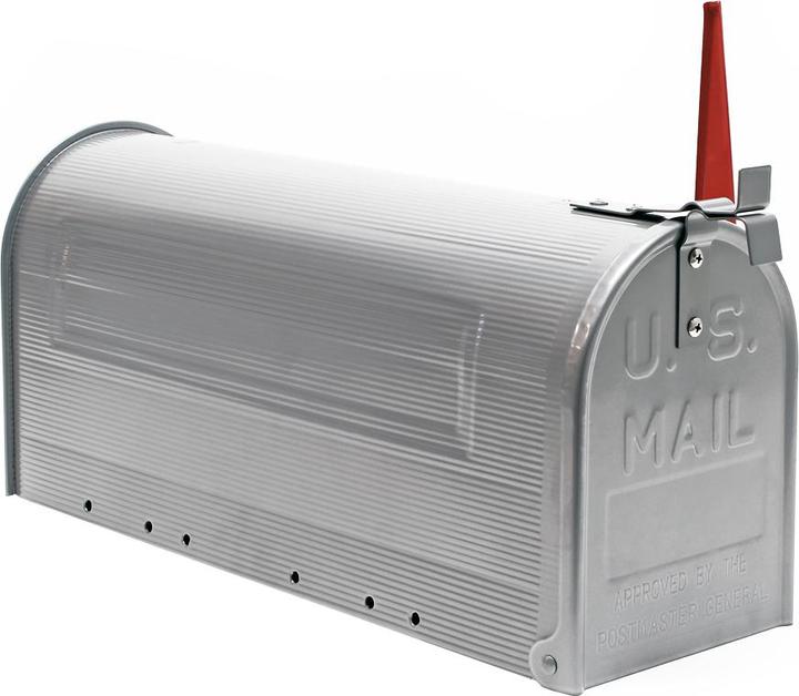 Produktbild Wiltec US Mailbox 180x220x480mm Briefkasten amerikanisch Fahne Stahl