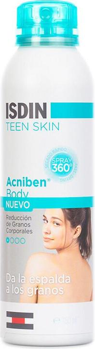 Immagine prodotto Isdin Acniben Teen Skin Body Spray Trattamento per l'acne 150ml (Lozione corpo, 150 ml)