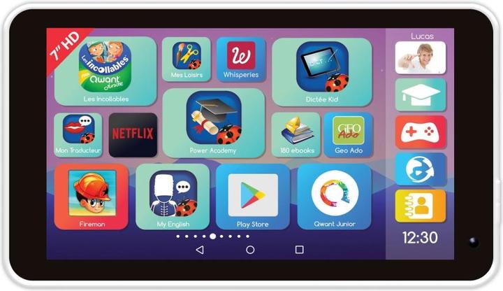 Actual product image Lexibook LexiTab Master 7 inch tablet with educational content and Super Mario protective cover FR Version (7", 1 GB, Super Mario)