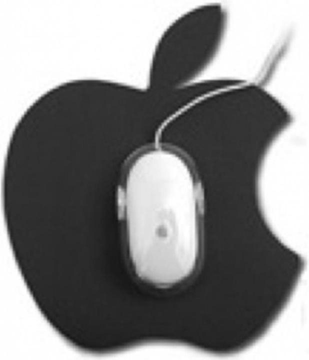 Actual product image MaxUpgrades shaped Mouse Pad black (S)