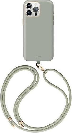 Uniq etui Coehl crème iPhone 15 Pro Max 6.7" chargement magnétique szałwia/soft sage (Apple iPhone 15 Pro Max)