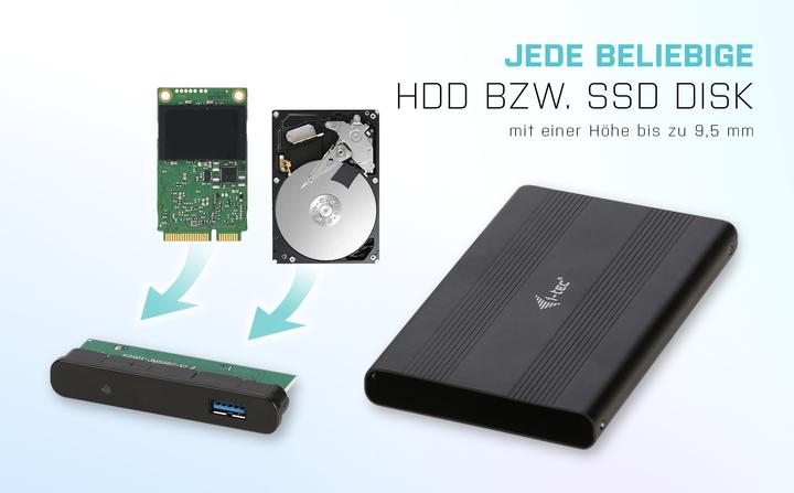 Productafbeelding i-tec MySafe Advance AluBasic (2.5")