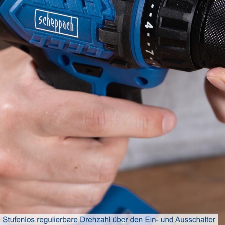 Immagine prodotto Scheppach BC-DD60-X trapano avvitatore a batteria (fai da te)