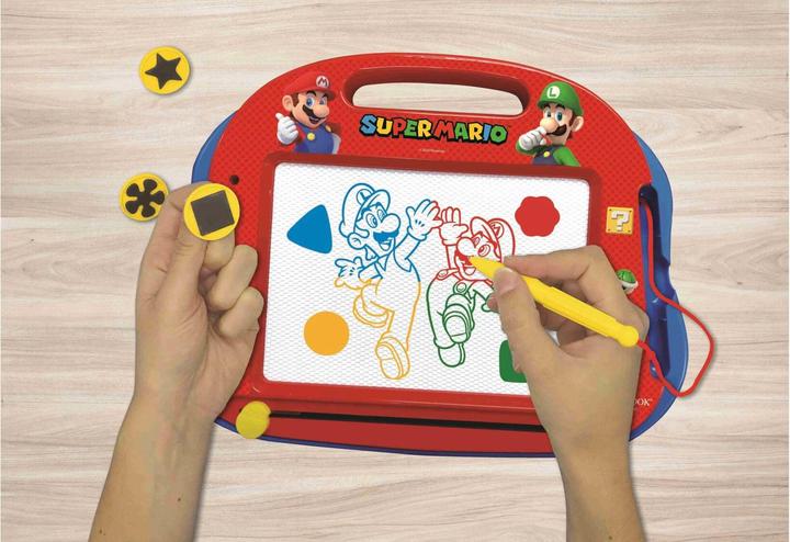Actual product image Lexibook Magic Magnetic Super Mario Drawing Board