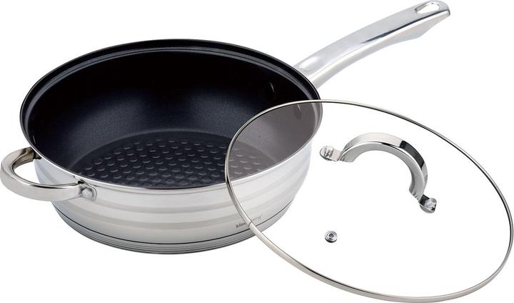 Image du produit Klausberg Set de casseroles en acier inoxydable avec couvercle en verre, 6 pièces (Casserole, Acier inoxydable)