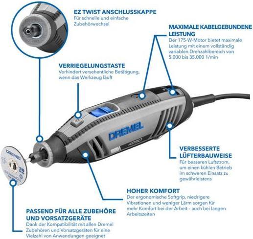 Actual product image Dremel 4250 128tlg.+ Zubehör