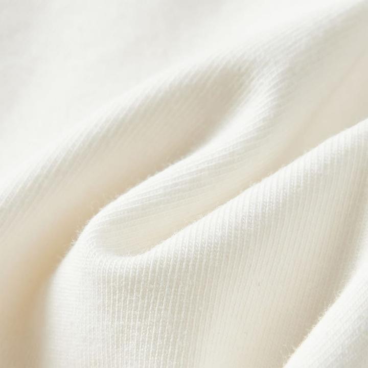 Actual product image VidaXL Children's long-sleeved shirt ecru 116,Material: 95 % cotton. 5 (116)