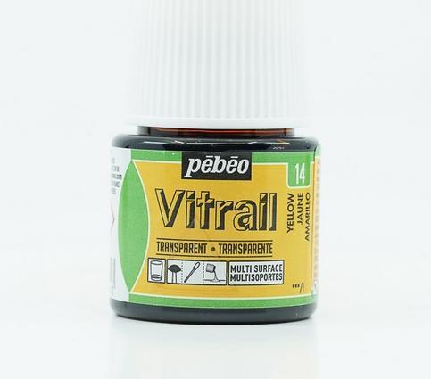 Productafbeelding Pebeo Vitrail Transparante Kleuren (Dooier geel, 45 ml)