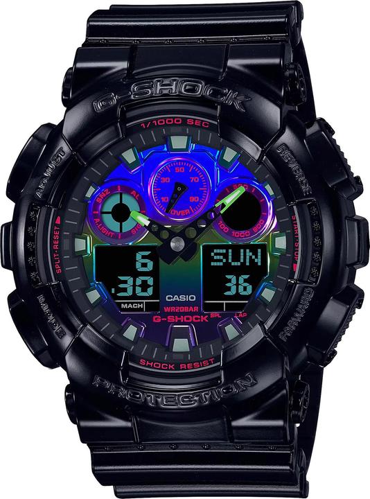 Produktbild Casio GA-100RGB-1AER (Taucheruhr, 51 mm)
