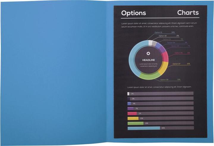 Immagine prodotto Exacompta Copertina per fascicoli A4 carta FSC 220g turchese (A4, 100 x)