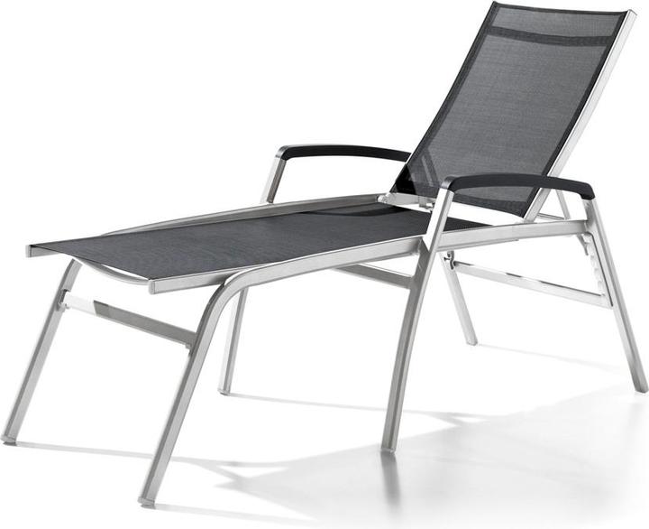 Sieger Bodega Komfort-Stapelrollliege Aluminium (194 cm)