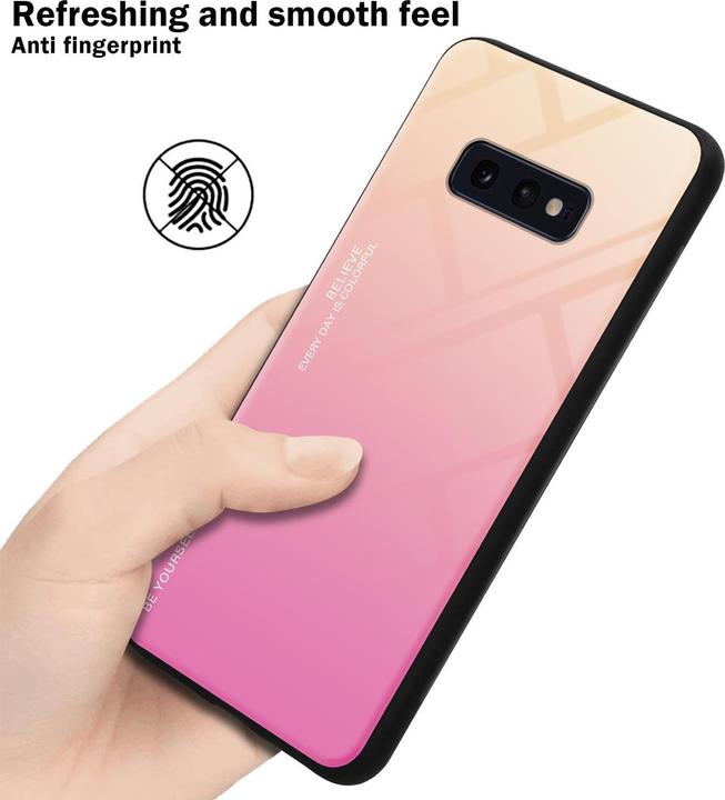 Actual product image Cadorabo TPU 2 colors glass cover (Samsung Galaxy S10e)