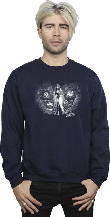 Actual product image Corpse Bride Mens Emily Butterfly Sweatshirt (M)