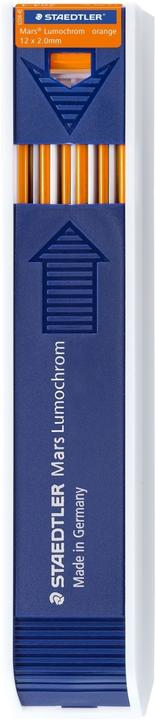 Image du produit Staedtler Mine à dessin Mars Lumochrom 204, produit unique, orange (2 mm, HB, 12 x)