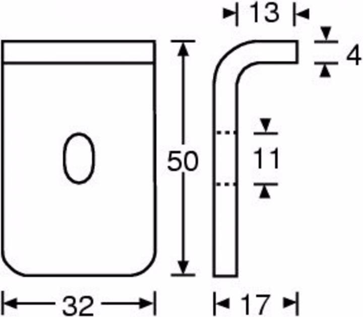 Produktbild Adam Hall 5923 Lautsprecherklammer Stahl
