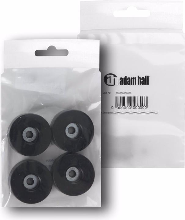 Produktbild Adam Hall 4907 M4 AH 4er Set (Universalgleiter, 4 Stück)