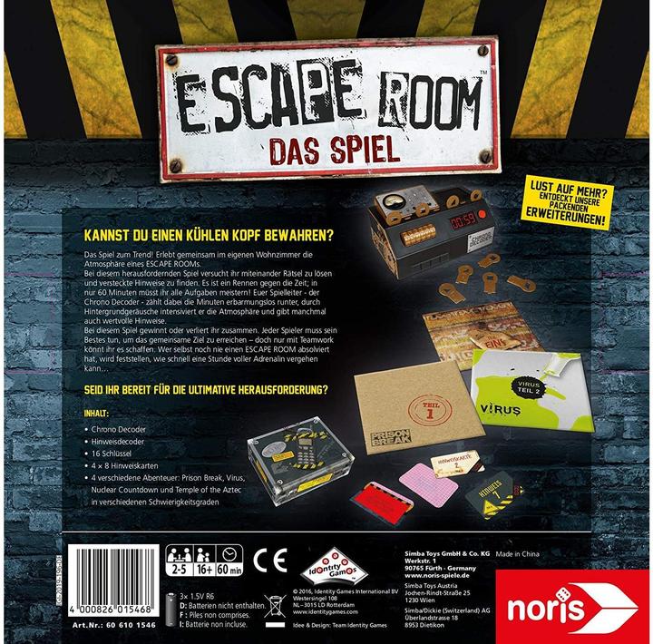 Produktbild Noris Escape Room (Deutsch)
