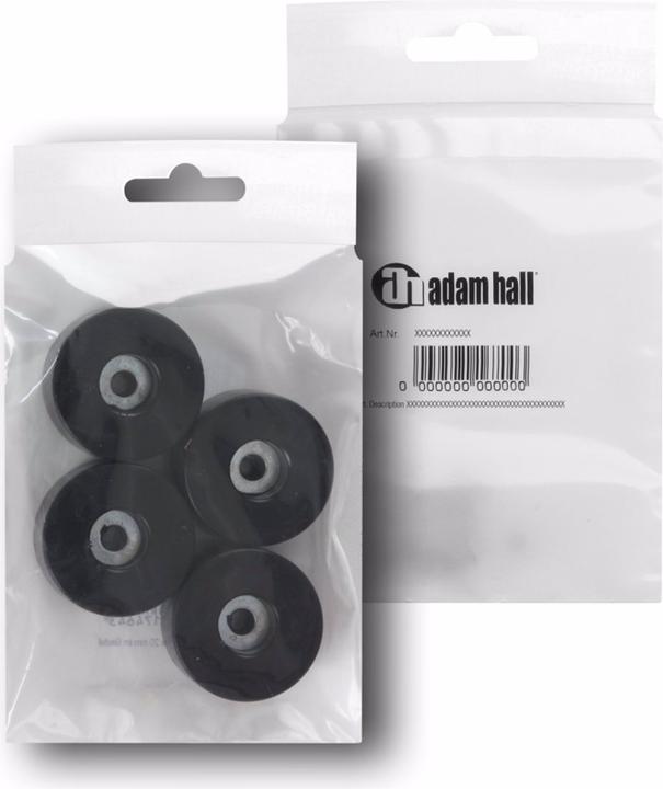 Produktbild Adam Hall Gummifüsse Set (Universalgleiter, 4 Stück)