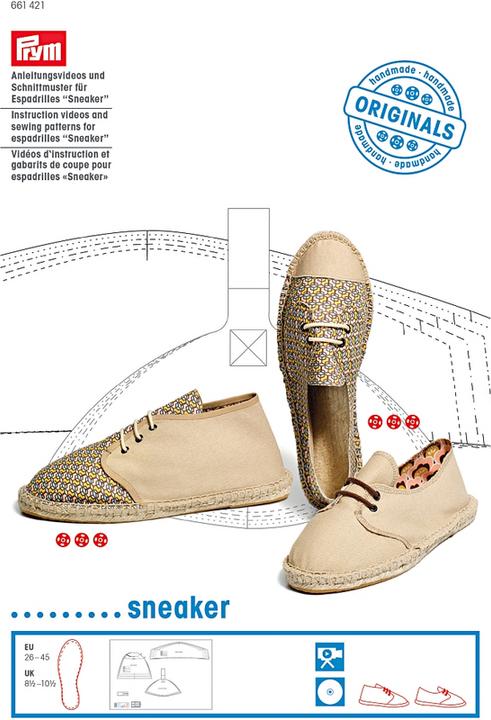 Immagine prodotto Prym Video su come realizzare espadrillas, scarpe da ginnastica con motivo