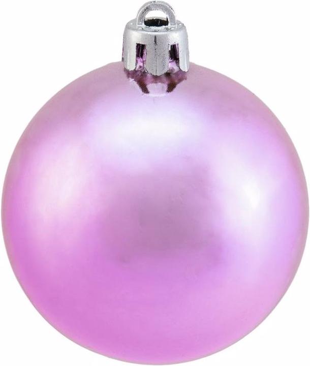 Actual product image Europalms Decorative ball 6cm, pink, metallic 6x (6 -part)