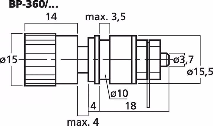 Actual product image Monacor Apparatuses clamp