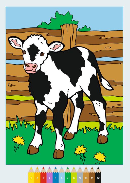 Actual product image Ravensburger CreArt Painting by numbers from 5: Animal children