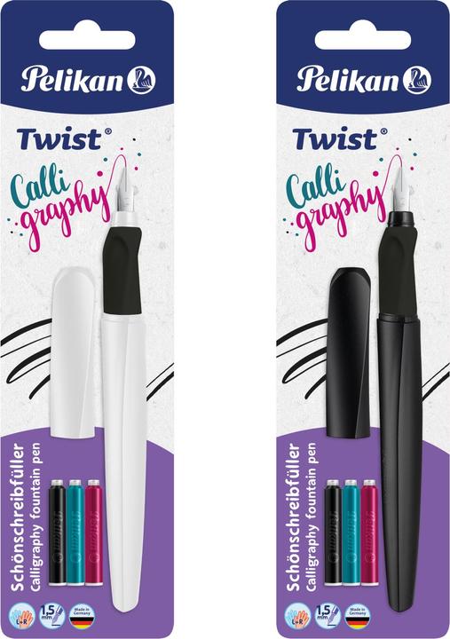 Produktbild Pelikan Twist Füller Calligraphy Re-Linkshä. Feder (Assorted colours, 1 x)