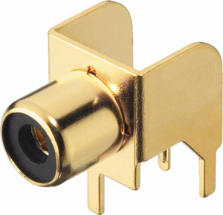 Actual product image Monacor Cinch installation print socket
