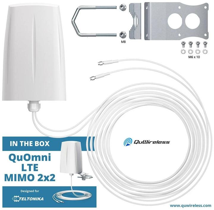 Produktbild Quwireless QuOmni LTE MIMO 2x2, 10m (3G, GSM)