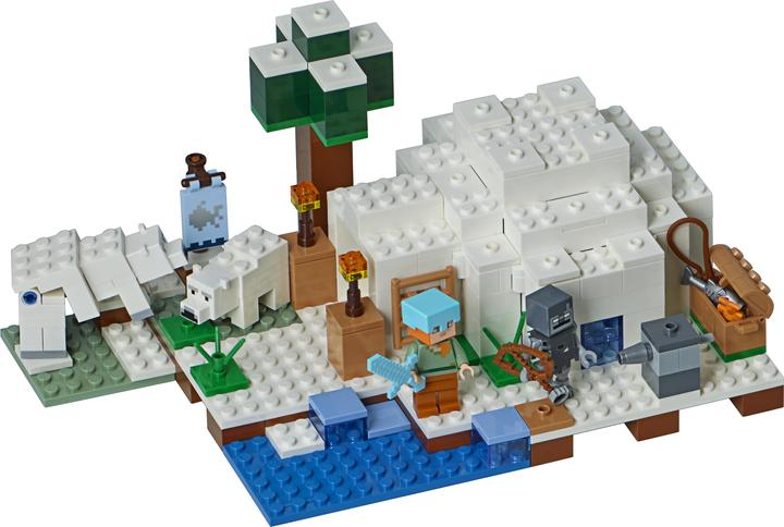 Actual product image LEGO Minecraft ice igloo (21142, LEGO Minecraft)
