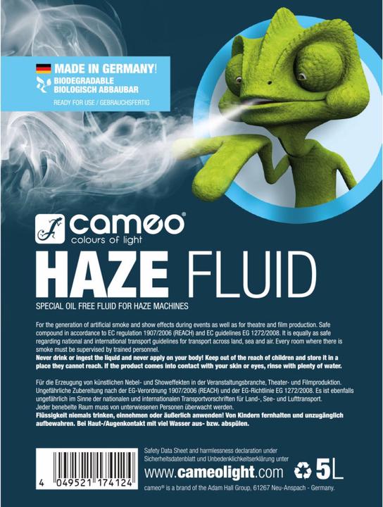 Actual product image HAZE FLUID 5 L Hazefluid (Fog fluid)