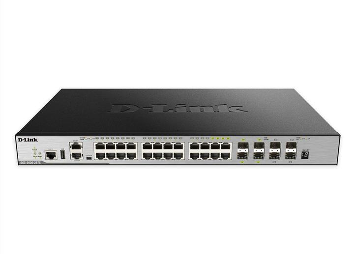 Actual product image D-Link 28-PORT LAYER 3 GB STACK SWITC (20 Ports)