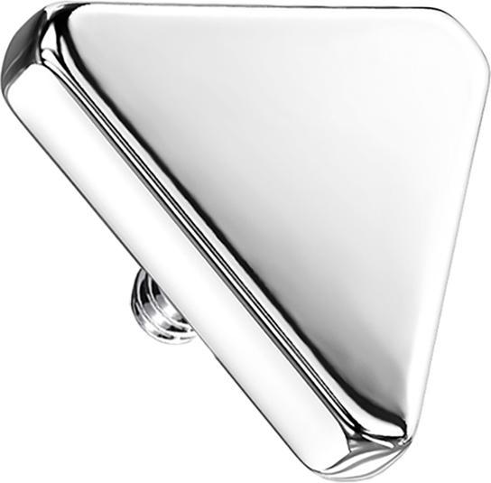 Actual product image Star Piercing Dermal Anchor Triangle silver (without brass, Titanium G23)