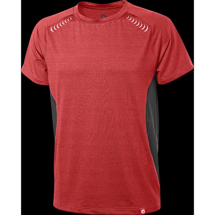 Image du produit Magni T-shirt Quick Dry bordeaux/noir chiné Gr. M Fortis Elements (M)